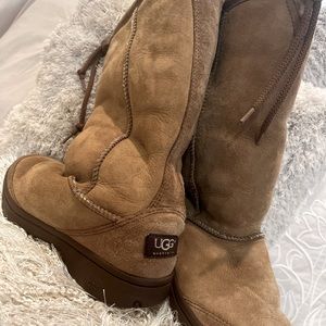 Fuzzy inside UGG boots